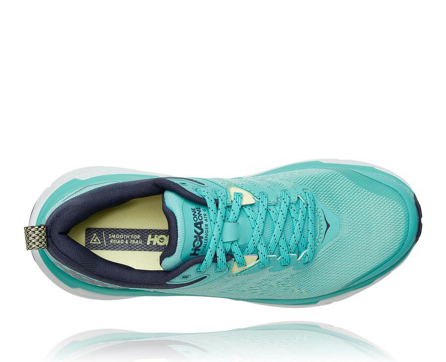 Hoka One One Trailove Tenisky Damske Modre/Biele - Challenger ATR 6 - 86154-EWGB